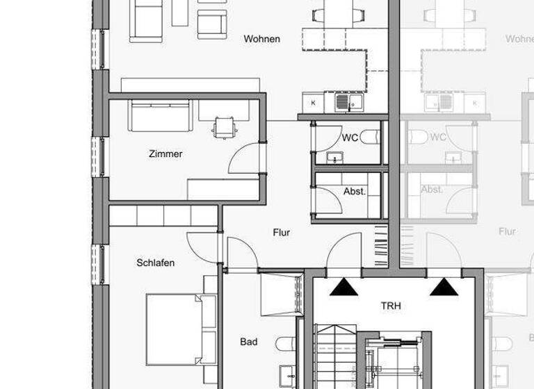 Wohnung zur Miete - Erstbezug 1.300 € 3 Zimmer 93 m² EG Senne BI-Senne 33659