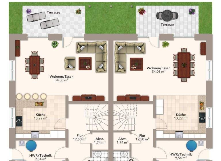 Doppelhaushälfte zum Kauf provisionsfrei 429.000 € 5 Zimmer 154 m² 369 m² Grundstück Rintelner Str. Bückeburg 31675