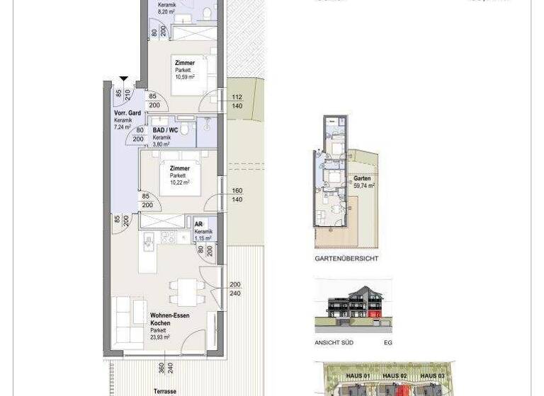 Wohnung zum Kauf 459.000 € 2 Zimmer 65,1 m² Hochrindl 9571