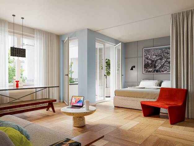 Wohnung zum Kauf - Neubau provisionsfrei 1.098.000 € 4 Zimmer 100,2 m² 2. Geschoss Schwiebusser Straße 15A Kreuzberg Berlin 10965