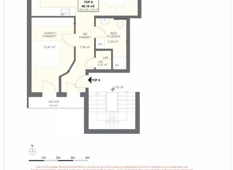 Wohnung zum Kauf 479.000 € 3 Zimmer 66,2 m² 3. Geschoss Wien 1170
