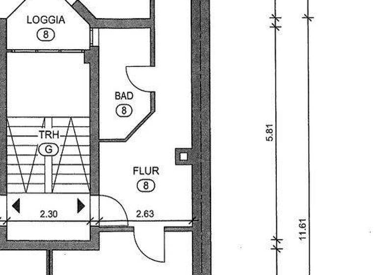 Wohnung zur Miete 910 € 2 Zimmer 61 m² frei ab sofort Innenstadt-West Karlsruhe / Innenstadt-West 76133