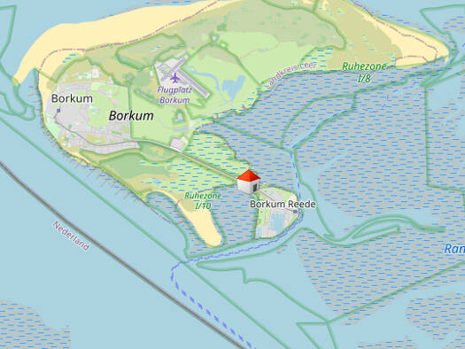 Grundstück zum Kauf 1.500 m² Grundstück Reedestraße Borkum 26757