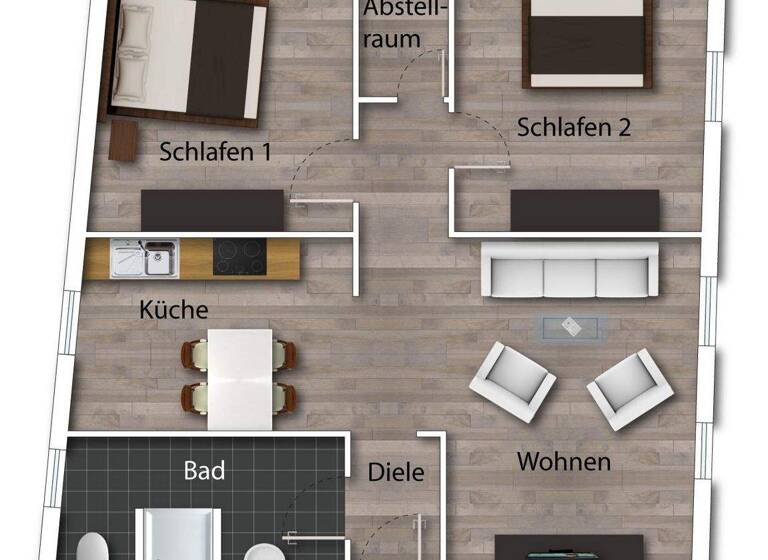 Wohnung zur Miete 1.140 € 3 Zimmer 91,2 m² frei ab sofort Innenstadt Worms 67547