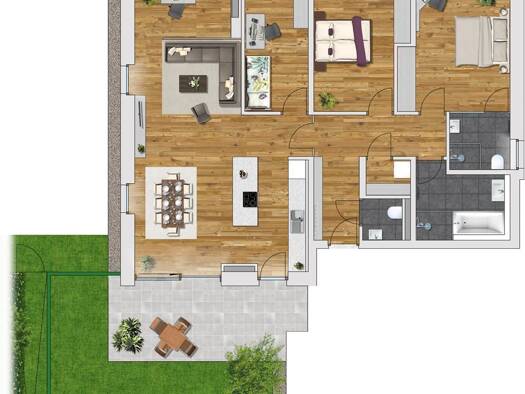 Wohnung zum Kauf provisionsfrei 967.994 € 4 Zimmer 122,1 m² 1. Geschoss Lienz 9900