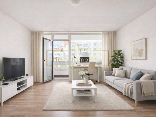 Studio zum Kauf 189.000 € 1 Zimmer 34 m² 7. Geschoss Mittlerer Hasenpfad 37 Sachsenhausen Frankfurt am Main 60598