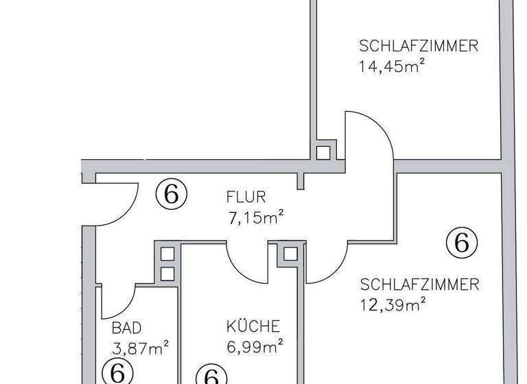 WG-Zimmer zum Kauf provisionsfrei als Kapitalanlage geeignet 194.000 € 2 Zimmer 44,9 m² Wöhrd Nürnberg 90489