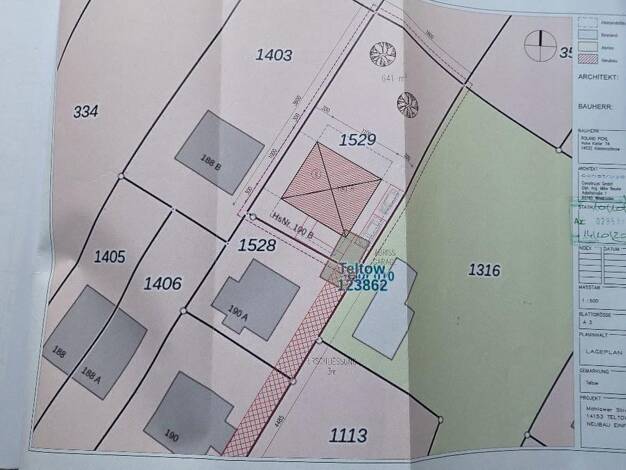 Grundstück zum Kauf provisionsfrei 290.000 € 641 m² Grundstück Mahlower Straße 190 Teltow Teltow 14513