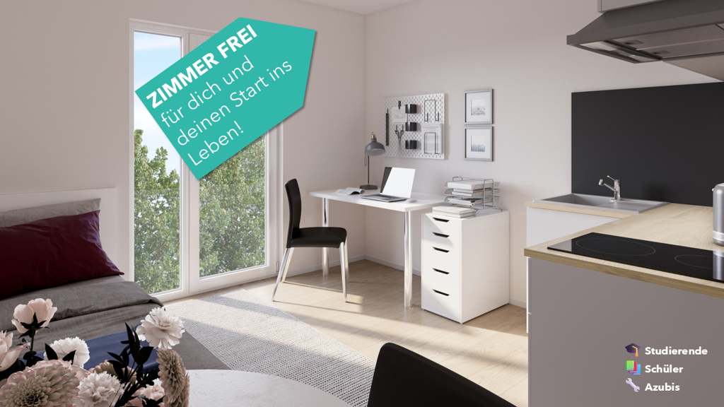 Studio zur Miete 548 € 1 Zimmer 19,2 m² 3. Geschoss frei ab sofort Bahnhofstraße / Reindelstraße Gleißbühl Nürnberg 90402