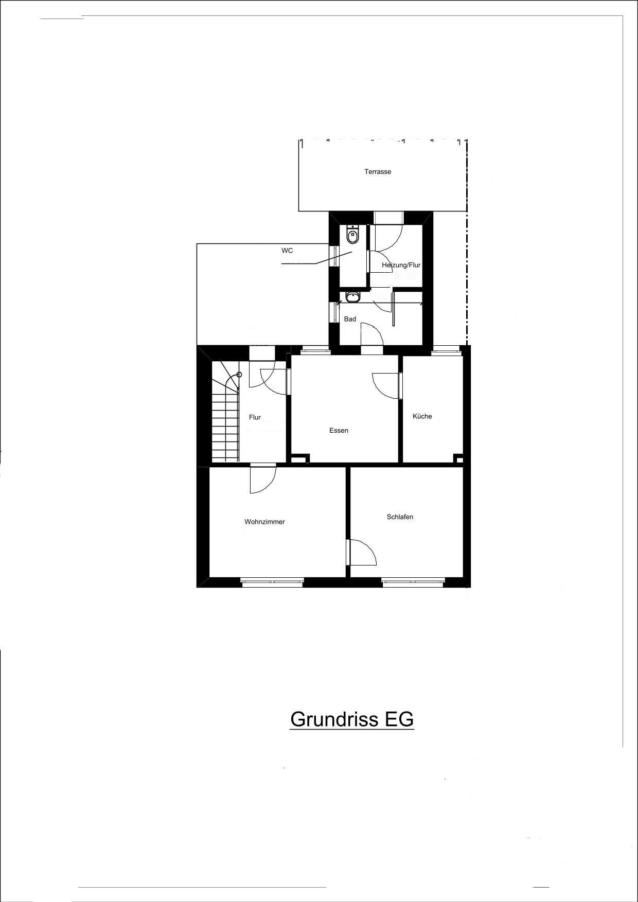 Doppelhaushälfte zum Kauf 135.000 € 6 Zimmer 108,3 m²<br/>Wohnfläche 252 m²<br/>Grundstück Südesch Rheine 48429