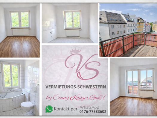 Wohnung zur Miete 315 € 2 Zimmer 53,9 m² 3. Geschoss frei ab sofort Cranachstraße 9 Lutherviertel Chemnitz 09126