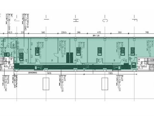 Bürofläche zur Miete 9,51 € 4 Zimmer 204 m² Bürofläche Holzhauser Straße 139 Borsigwalde Reinickendorf 13509