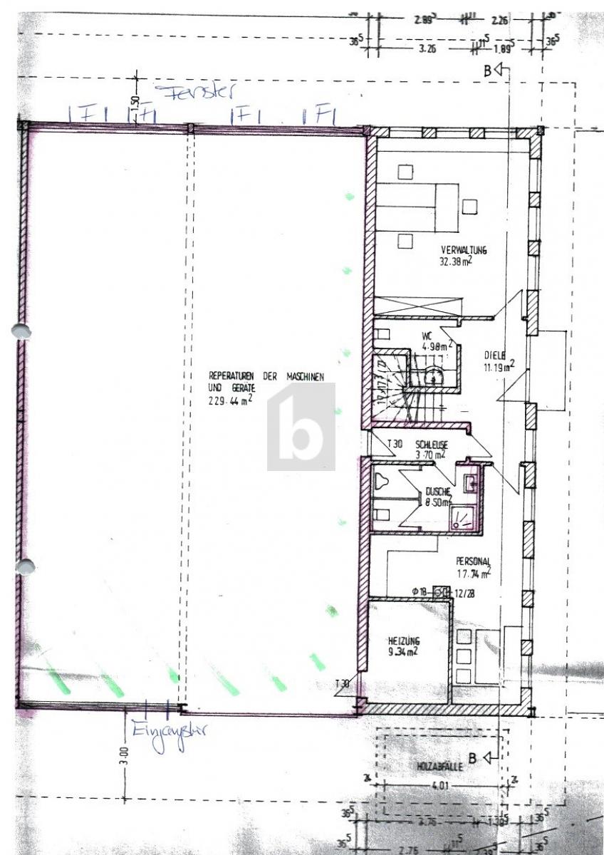 Lagerhalle zur Miete 1.600 € 240 m²<br/>Lagerfläche Kinsau 86981