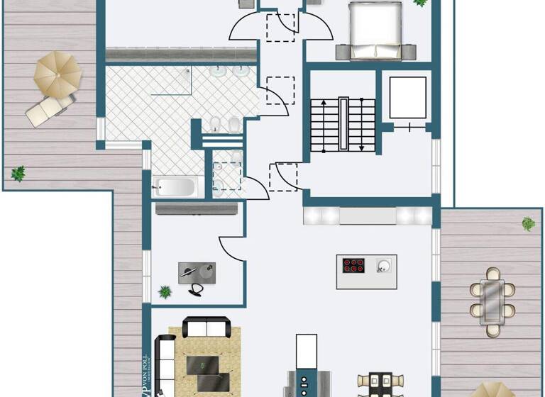 Penthouse zum Kauf 1.625.000 € 4,5 Zimmer 228 m² Stiepel Bochum / Stiepel 44797