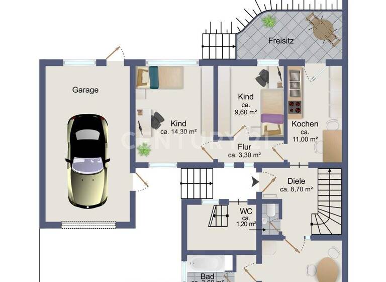 Wohnung zum Kauf 296.000 € 6 Zimmer 145 m² 1. Geschoss Mutterstadt 67112