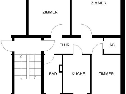Wohnung zur Miete 474 € 3 Zimmer 62 m² 2. Geschoss Thomas-Dehler-Straße 15 Eversten Oldenburg 26131