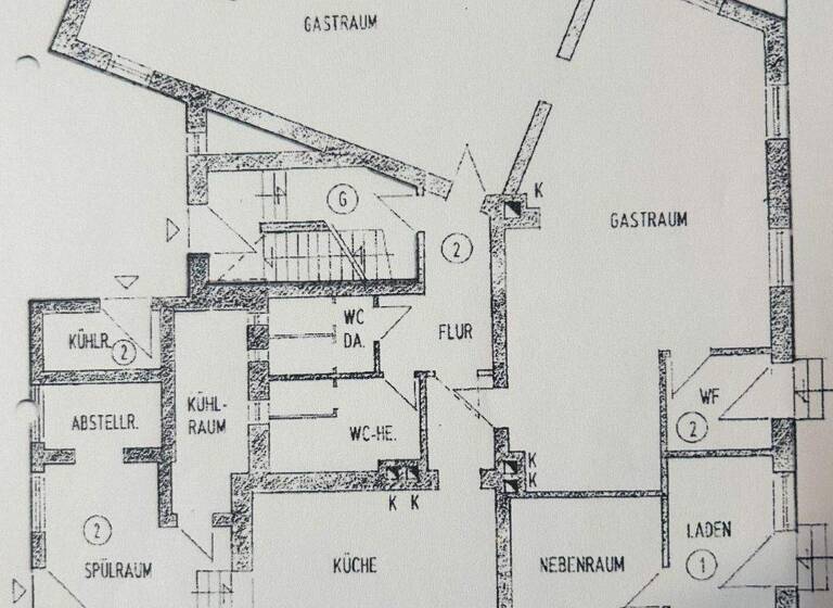 Restaurant zur Miete provisionsfrei 3.040 € 230 m² Gastrofläche 773,5 m² Grundstück Eibacher Hauptstr. 2 Eibach Nürnberg 90451