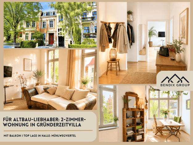 Wohnung zum Kauf provisionsfrei 214.988 € 2 Zimmer 76,9 m² 2. Geschoss Giebichenstein Halle 06114