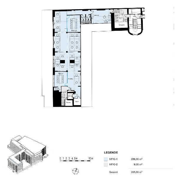 Praxis zur Miete provisionsfrei 19 € 3 Zimmer 184,3 m²<br/>Bürofläche Charlottenburg Berlin 10629