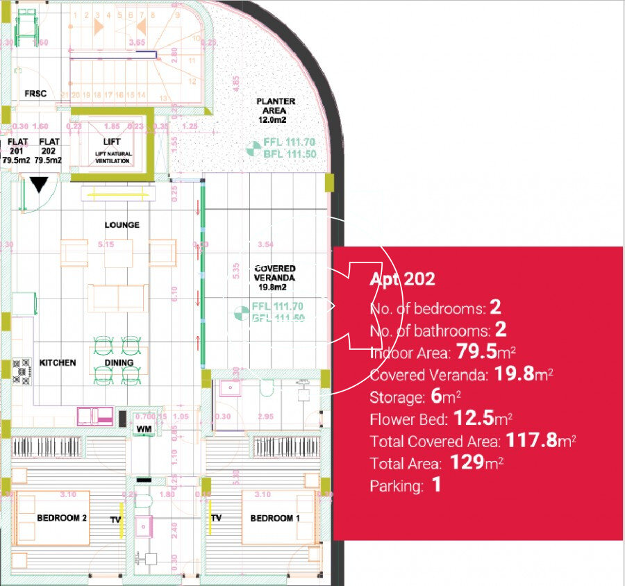 Wohnung zum Kauf 480.000 € 4 Zimmer 99 m²<br/>Wohnfläche Mesa Yitonia