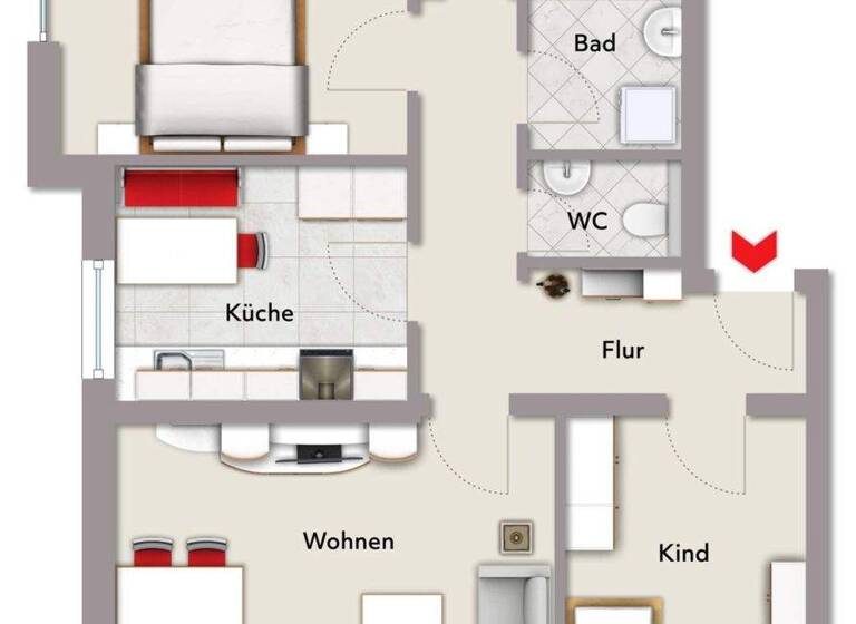Wohnung zur Miete 620 € 3 Zimmer 71 m² frei ab 01.03.2026 Donauwörth 86609