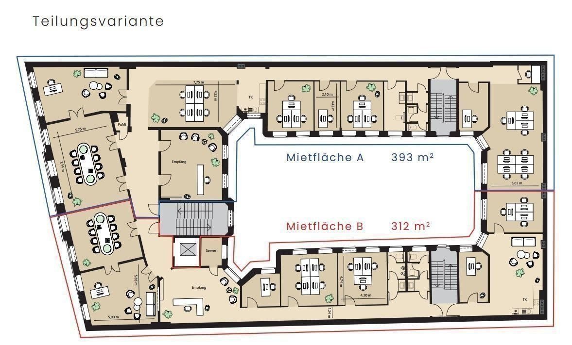 Bürofläche zur Miete provisionsfrei 26 € 312 m²<br/>Bürofläche Kreuzberg Berlin 10963