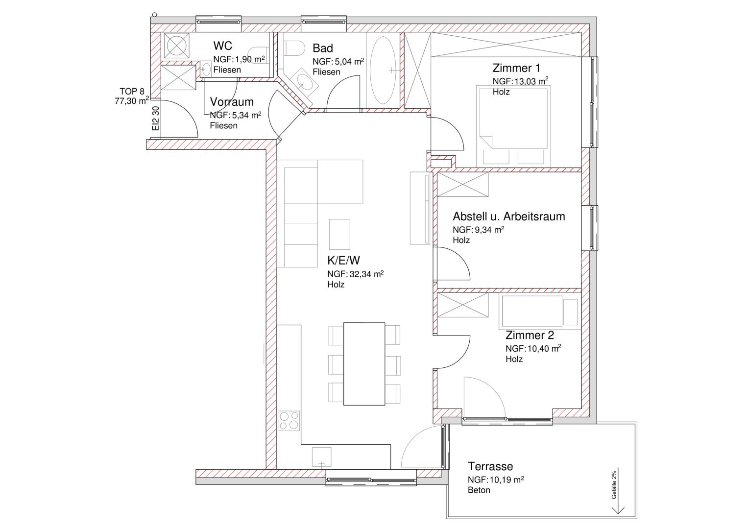 Wohnung zum Kauf 536.000 € 4 Zimmer 77,3 m²<br/>Wohnfläche Salzburg Salzburg 5020