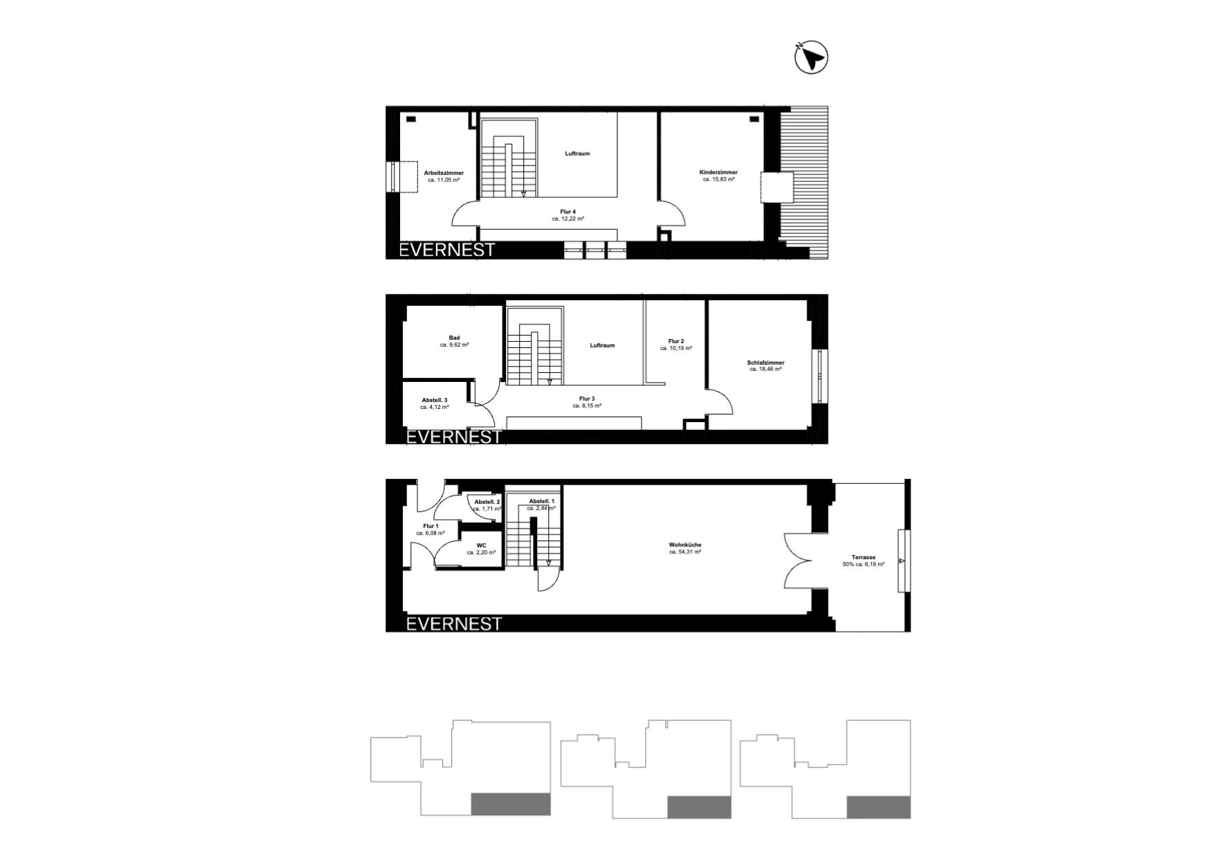 Maisonette zum Kauf 1.089.688 € 4 Zimmer 162 m²<br/>Wohnfläche Ludenberg Düsseldorf 40629