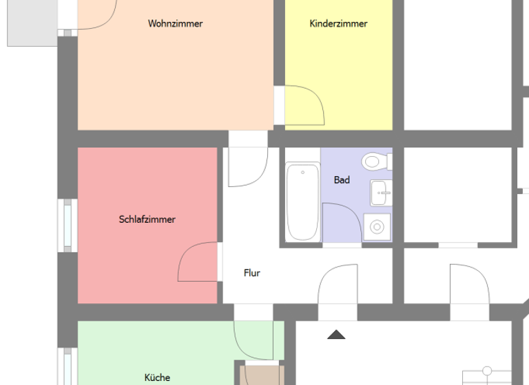 Wohnung zur Miete 410 € 3 Zimmer 72 m² 2. Geschoss frei ab sofort Zittau 02763