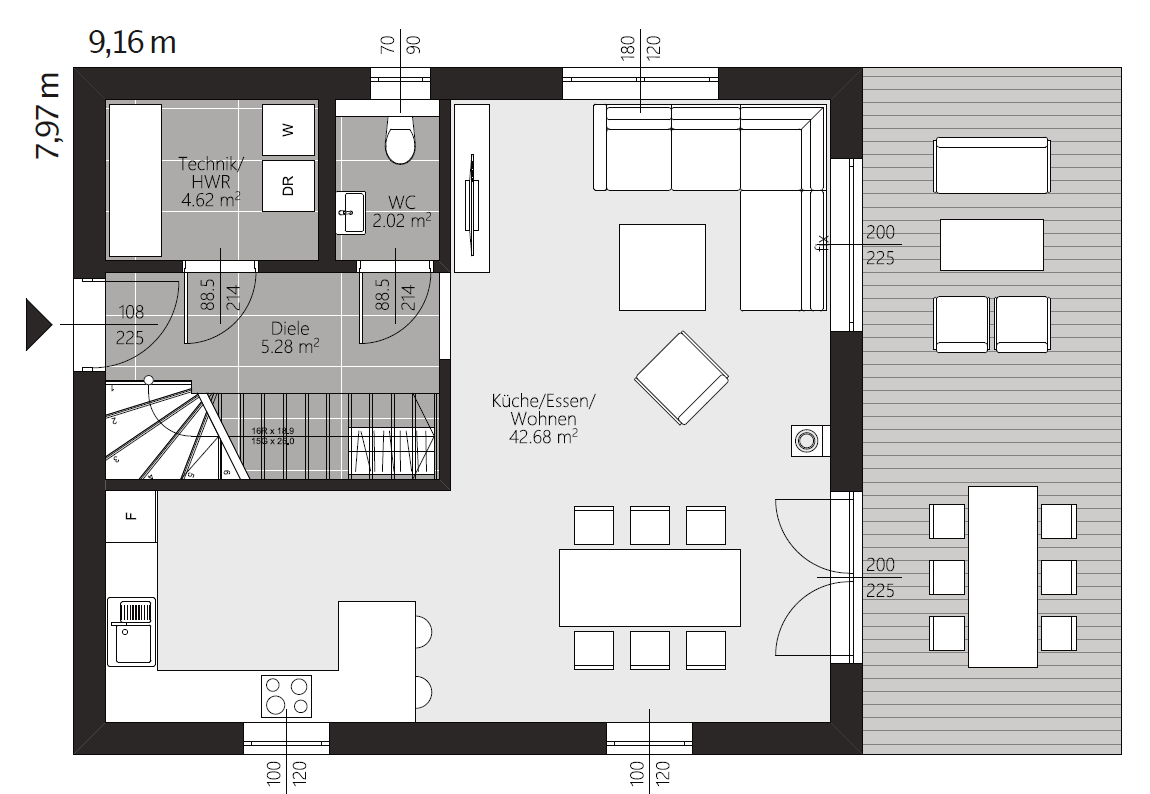 Einfamilienhaus zum Kauf provisionsfrei 502.900 € 5 Zimmer 112 m²<br/>Wohnfläche 475 m²<br/>Grundstück Schöne Aussicht 1 Bad Wurzach Bad Wurzach 88410