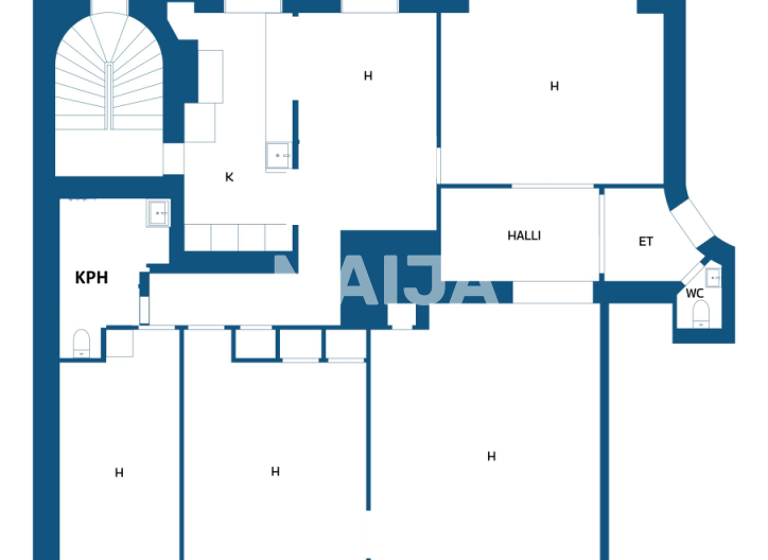 Studio zum Kauf 258.000 € 5 Zimmer 141 m² 3. Geschoss Kirkkokatu 10 A 3 Kotka 48100