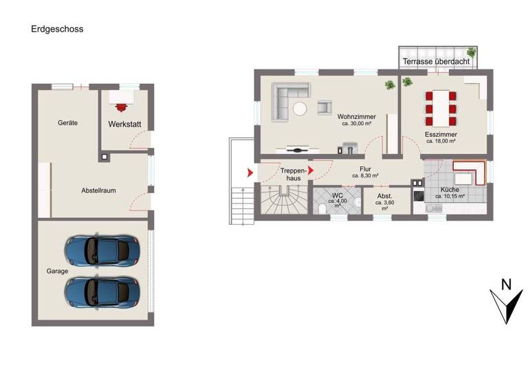 Einfamilienhaus zum Kauf 1.795.000 € 5 Zimmer 148 m² 1.665 m² Grundstück Feldmoching-Hasenbergl München 80995