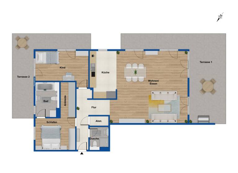 Wohnung zum Kauf 499.000 € 3 Zimmer 129 m²<br/>Wohnfläche Horst Essen 45279