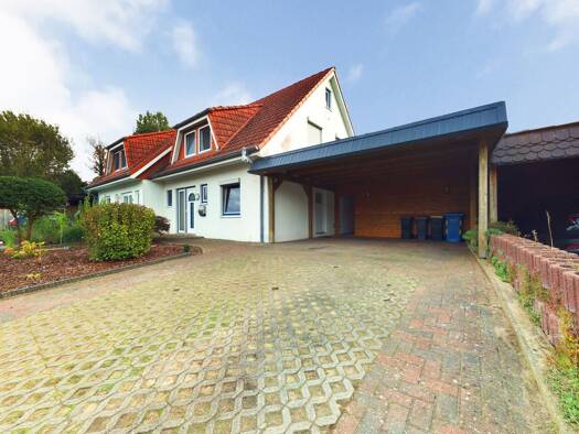 Doppelhaushälfte zum Kauf 259.000 € 4 Zimmer 105 m² 296 m² Grundstück Im Büttelfeld 12 Wremen Wurster Nordseeküste 27639