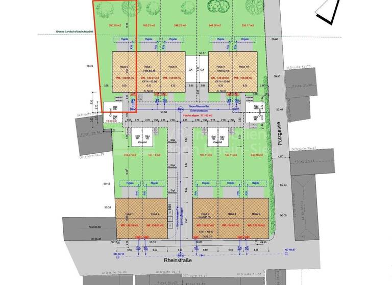 Reihenendhaus zum Kauf - Erstbezug provisionsfrei 645.000 € 5 Zimmer 130 m² 290 m² Grundstück Urfeld Wesseling 50389