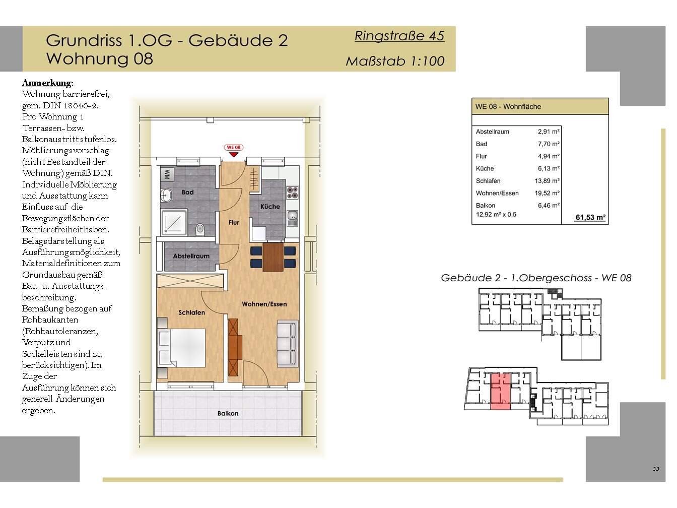 Wohnung zum Kauf provisionsfrei 340.000 € 2 Zimmer 62 m²<br/>Wohnfläche 1.<br/>Geschoss Alteglofsheim 93087