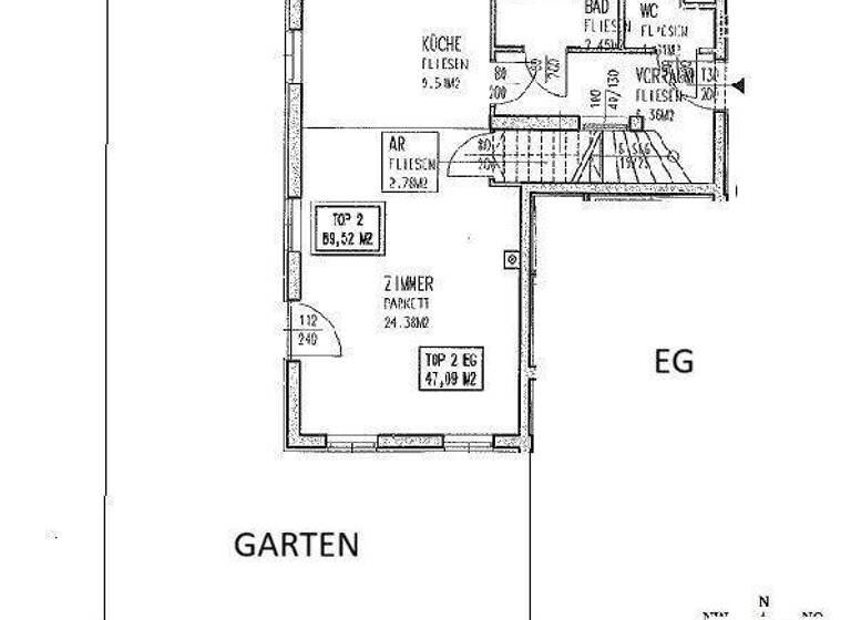 Maisonette zur Miete 1.305 € 3 Zimmer 89,5 m² Griesingergasse Wien 1140