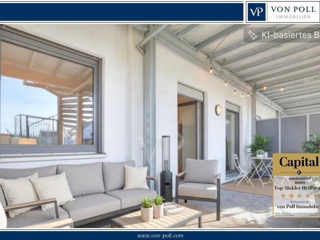 Wohnung zum Kauf 295.000 € 2 Zimmer 72,7 m² Heilbronn 74072