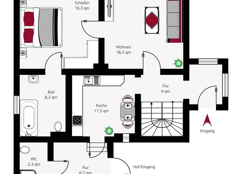 Einfamilienhaus zum Kauf 398.000 € 5 Zimmer 129 m² 2.283 m² Grundstück Jessen Jessen (Elster) 06917