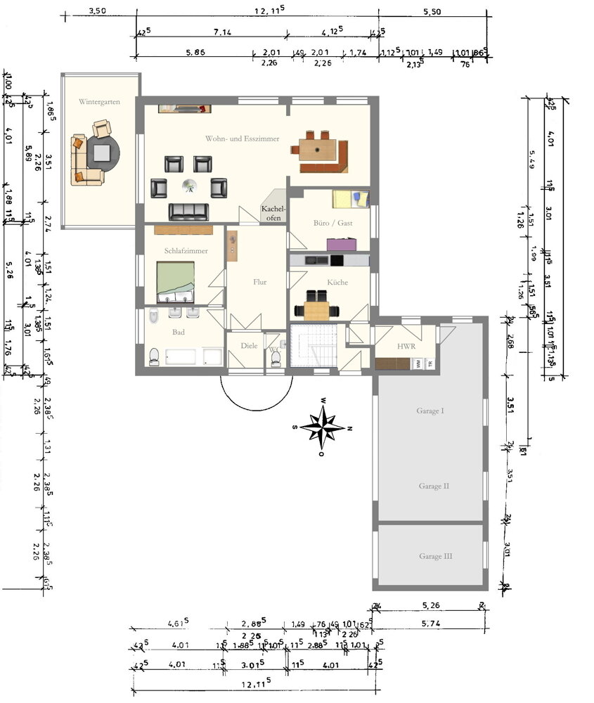 Mehrfamilienhaus zum Kauf 698.000 € 8 Zimmer 268 m²<br/>Wohnfläche 1.001 m²<br/>Grundstück Friedrichsfehn Edewecht / Friedrichsfehn 26188