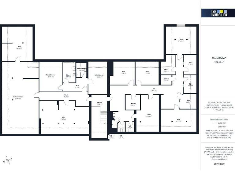 Bürogebäude zur Miete provisionsfrei 2.920 € 11 Zimmer 341,8 m² Bürofläche Stade 21684