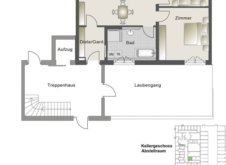 Wohnung zum Kauf provisionsfrei 398.000 € 3 Zimmer 89,7 m² 3. Geschoss Traunreut 83301