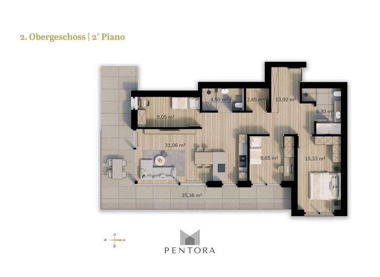 Wohnung zum Kauf 4 Zimmer 92 m² 2. Geschoss Schenna 39017