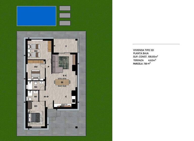 Villa zum Kauf - Erstbezug provisionsfrei 289.000 € 4 Zimmer 108 m² 750 m² Grundstück Moratalla