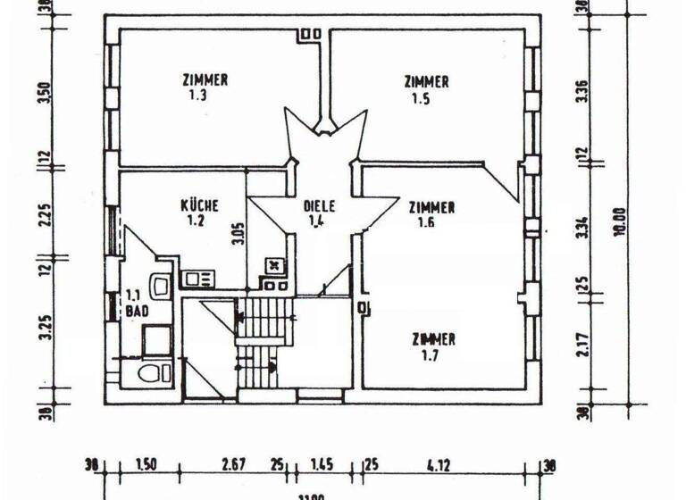 Wohnung zum Kauf 169.000 € 3 Zimmer 74,6 m² EG Ost Hildesheim 31135