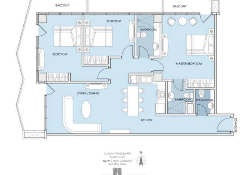 Wohnung zum Kauf 688.640 € 4 Zimmer 140 m² Dubai
