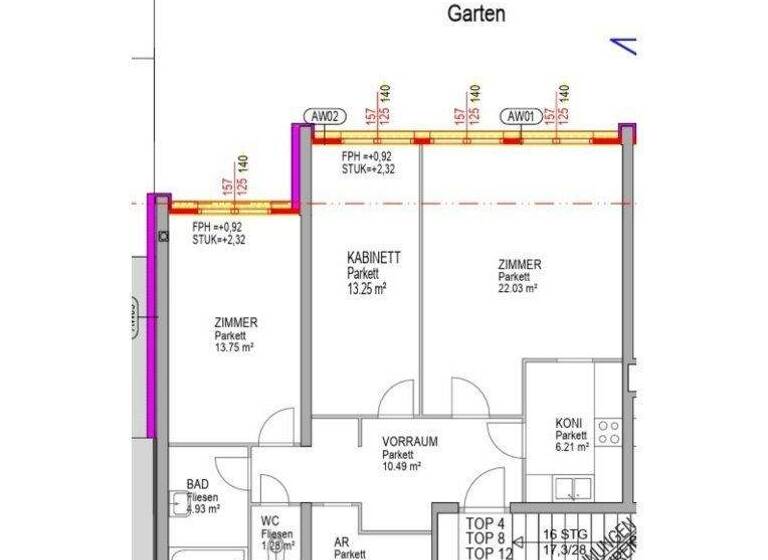 Wohnung zum Kauf 379.000 € 3 Zimmer 75 m² Kirchstetterngasse Wien 1160