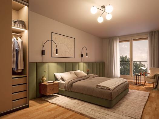 Wohnung zum Kauf - Neubau provisionsfrei 241.000 € 2 Zimmer 48,5 m² 1. Geschoss Nürnberger Str. 38 Kreuzstein Bayreuth 95448