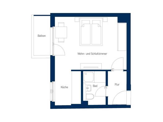Studio zur Miete 754 € 1 Zimmer 32 m² 1. Geschoss frei ab 16.04.2026 Bismarckstraße 45 Steglitz Berlin 12169