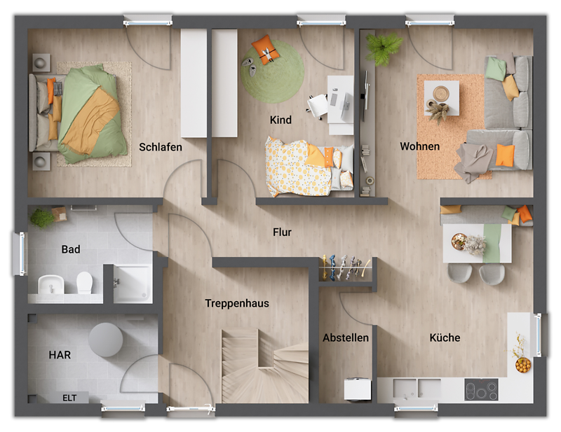 Immobilie in Hohentengen - Klassische Vermietung oder altbewährtes Mehrgenerationenhaus - Bild 2